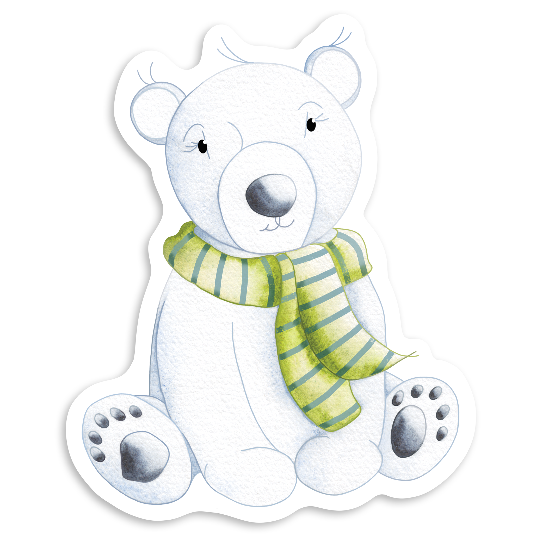 Polar Bear Sticker Sweater Waterproof - Buy Any 4 For $1.75 Each Storewide!